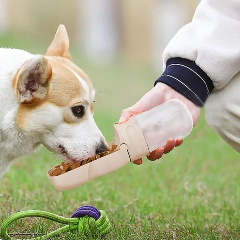 2 in 1 Dog Water Bottle/Food Bottle