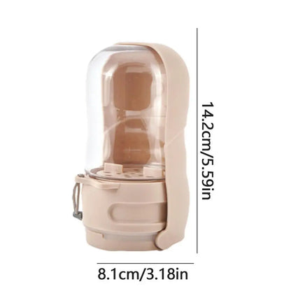 2 in 1 Dog Water Bottle/Food Bottle