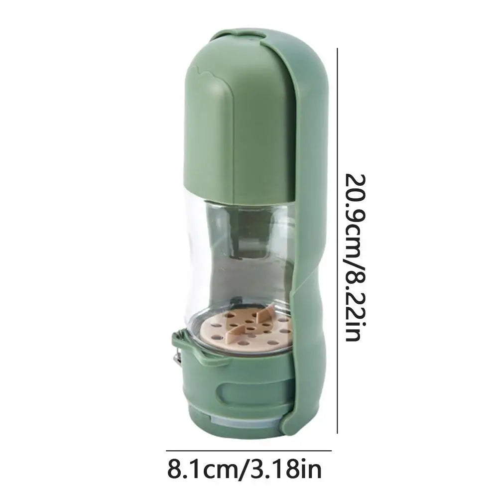 2 in 1 Dog Water Bottle/Food Bottle