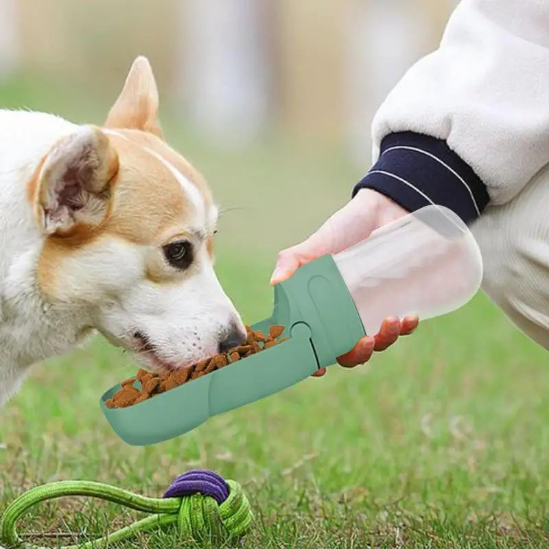 2 in 1 Dog Water Bottle/Food Bottle